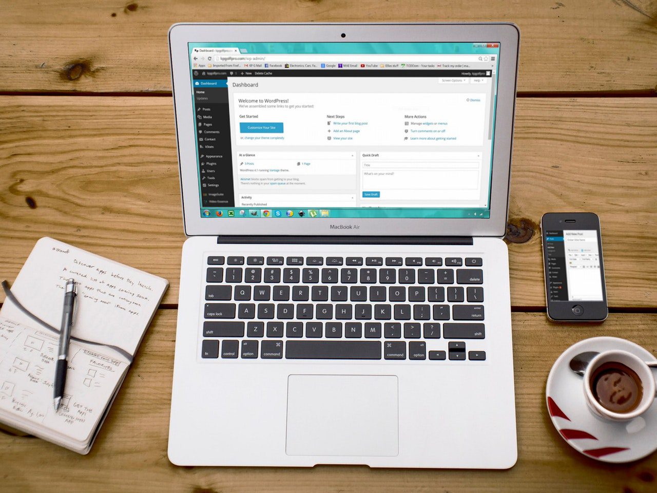 cómo crear un menú en wordpress